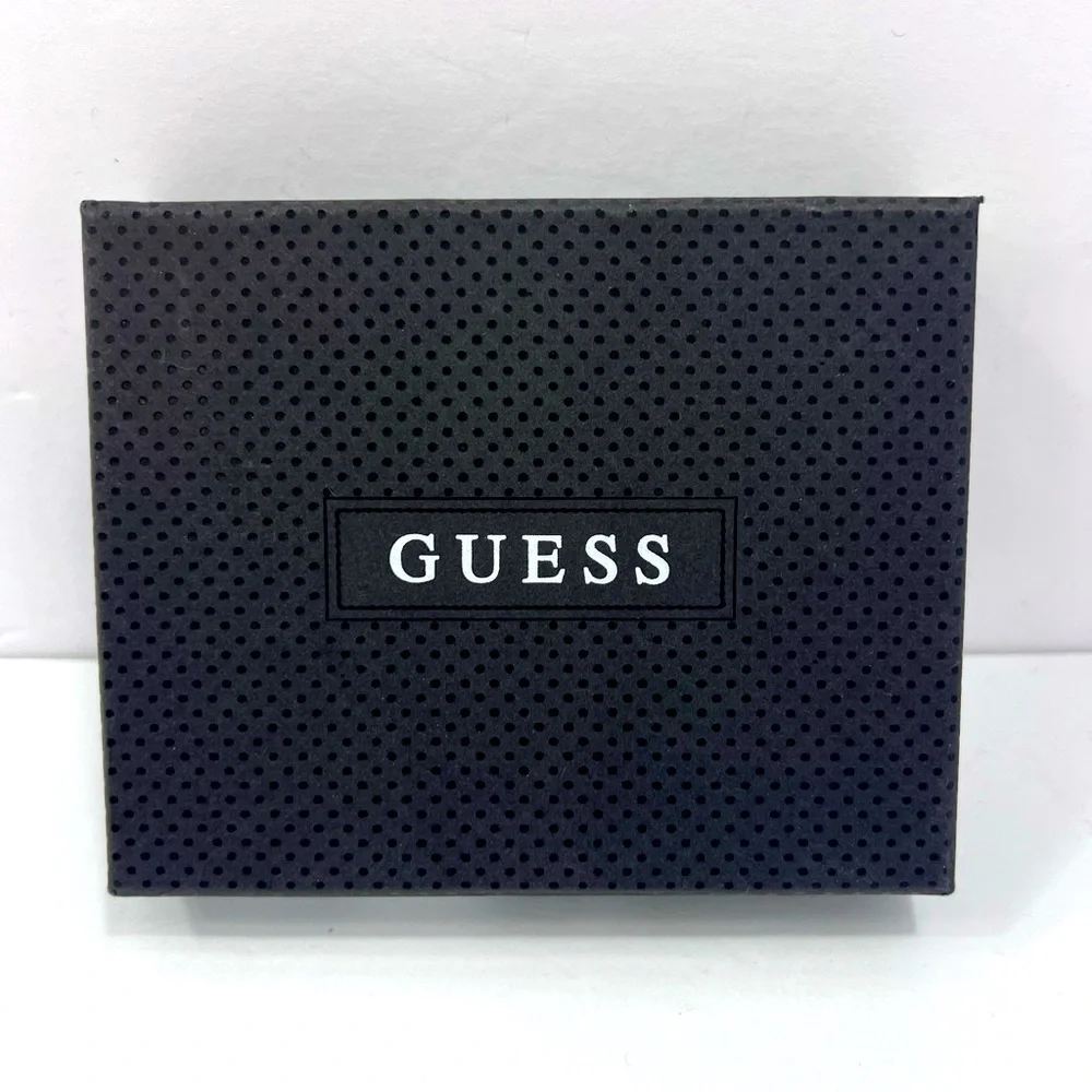 GUESS,MEN’S WALLET, BROWN, TRI FOLD, 9 CREDIT CARD HOLDER,4 HIDDEN COMPARTMENT